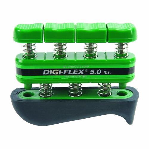 Digi-Flex W51121 Hand and Finger Exercise System, Green, 5 lbs Resistance