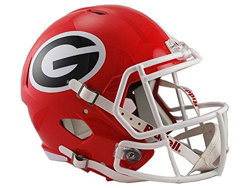 NCAA Georgia Bulldogs Full Size Speed Replica Helmet, Red, Medium