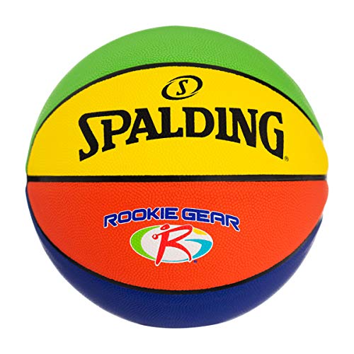 Spalding Rookie Gear Youth Multi Color Indoor-Outdoor Basketball 27.5'