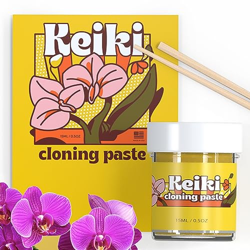 Orchid Keiki Paste for Plants to Clone & Create New Growth - 2X The Paste - Rapid Start Cloning Gel for Plants - Keiki Cloning Paste for Plants Kit- Plant Growth Hormone Gel - 0.5oz