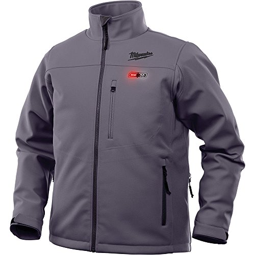 Milwaukee Heated Jacket Only M12 Lithium-Ion - Battery and Charger Not Included - (Large, Gray)