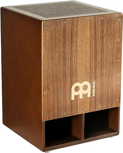 Meinl Jumbo Bass Subwoofer Cajon with Internal Snares - NOT MADE IN CHINA - Walnut Playing Surface, 2-YEAR WARRANTY (SUBCAJ5WN)