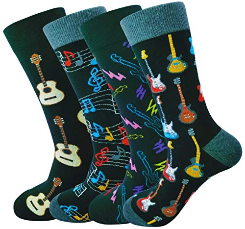 Mens Novelty Funny Dress Socks Cool socks Casual Cotton Crew Socks Size 8-13 MultiPack