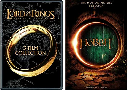 The Lord of The Rings Trilogy & The Hobbit Trilogy 9 DVD Set Widescreen