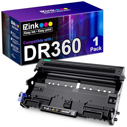 E-Z Ink (TM Compatible Drum Unit Replacement for Brother DR360 DR 360 to use with DCP-7040 DCP-7030 MFC-7840W MFC-7340 MFC-7440N HL-2140 HL-2170W HL-2150N (1 Drum Unit)