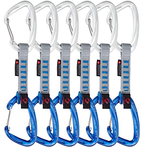 Mammut Crag Wire Indicator Quickdraw 6 Pack - Silver/Ultramarine 10cm