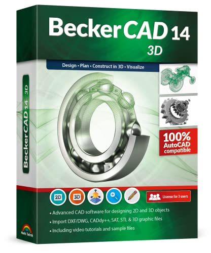 CAD software compatible with AutoCAD and Windows 11, 10, 8 – BeckerCAD 3D for home design, architecture, engineering and more