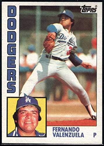 1984 Topps Baseball #220 Fernando Valenzuela Los Angeles Dodgers Official MLB Baseball Trading Card in Raw (Ex-Mt Excellent-Mint or Better) Condition