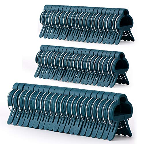 PERSZEN 60PCS Plant Clips 2 Sizes Adjusting Reusable Garden Plant Supports Clips for Supporting Stems of Flower Vine Vegetables Tomatoes Climbing