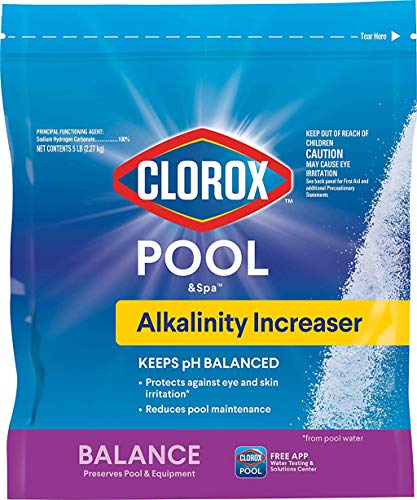 CLOROX Pool&Spa Alkalinity Increaser, Keeps pH Balanced, 5LB