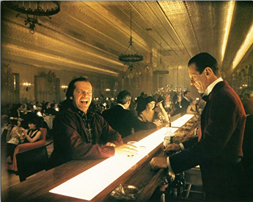 The Shining Jack Nicholson Joe Turkel in bar grinning Movie Market iconic Hollywood 24x36 inch Poster
