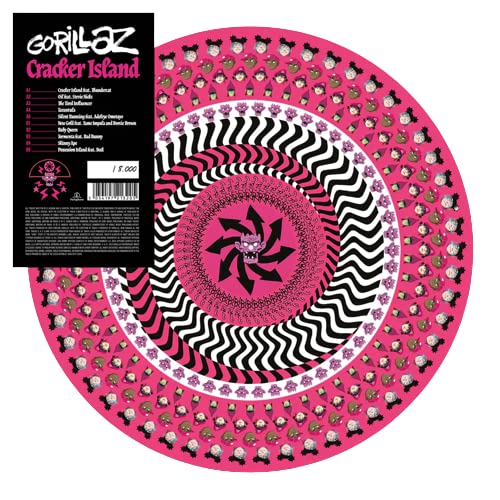 Gorillaz – Cracker Island (Limited to 8,000 Copies Hand Numbered zoetrope Picture Disc Vinyl LP)