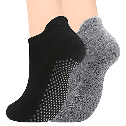 Grippy Socks for Women Yoga Socks Barre Socks with Grippers for Women Grip Hospital Socks Yoga Accessories Sticky Socks