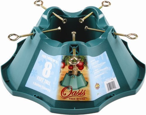 Handythings Christmas Tree Stand, for Trees Up to 8-Feet, 1.3-Gallon Water Capacity