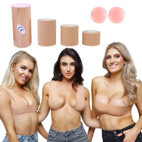 Boobytape Large Breast Lift Push Up Boob Tape Body Lifter Bob Kardashian Nude 1 Roll