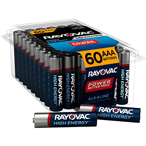 Rayovac AAA Batteries, Triple A Battery Alkaline, 60 Count