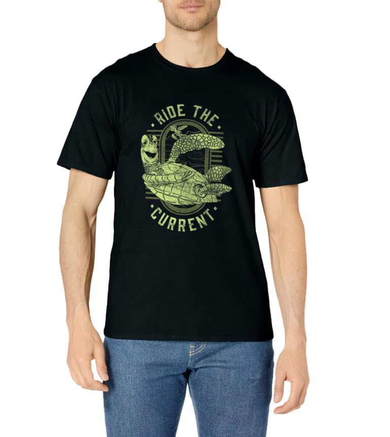 Disney Pixar Earth Day Finding Nemo Turtle Ride The Current T-Shirt