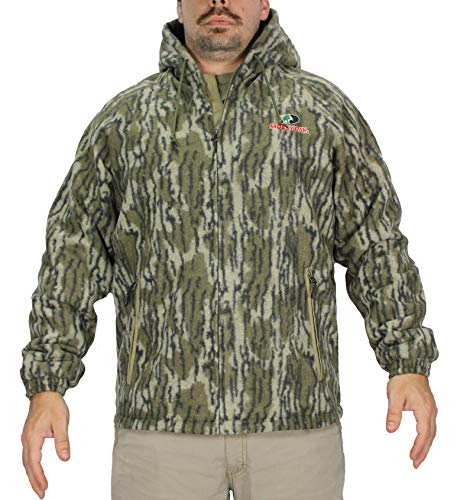 EHG Elite Thermowool Late Season Wool Camo Hunting Jacket (MO Bottomland, XL)