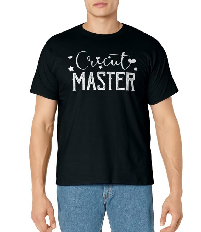 Cricut Master- Crafty Cricut Supplies Design T-shirt