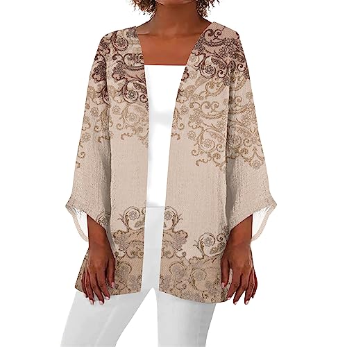 Kimono Cardigans for Women Vacation Outfits for Women Pink Outfits for Women Red Cardigan Womens Summer Tops 2024 Chunky Cardigan Sweaters for Women Womens Cardigan Cardigans for Women（4-Gold,X-Large）