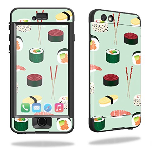 MightySkins Skin Compatible with Lifeproof Nuud iPhone 6 Case – Sushi | Protective, Durable, and Unique Vinyl Decal wrap Cover | Easy to Apply, Remove, and Change Styles | Made in The USA