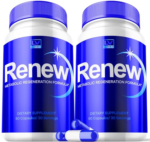 2 Pack - Renew, Renew Capsules, Renew Pills, Renew Capsules Advanced, Renew Maximum, 120 Capsules for 2 Months