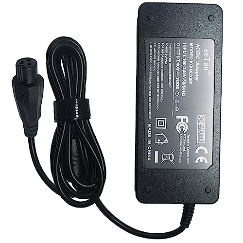 eeTao 3-Prong 42V AC/DC Adapter Charger Compatible with PhunkeeDuck Monster Duck 36V 36VDC 4.4Ah 36 Volt Lithium Ion Battery +42V 42 Volt 42.0V DC42V 42VDC Switching Power Supply Cord Cable Charger