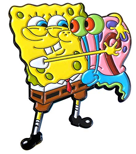 Spongebob & Gary - Spongebob Squarepants - 1.50' Official Collectible Pin
