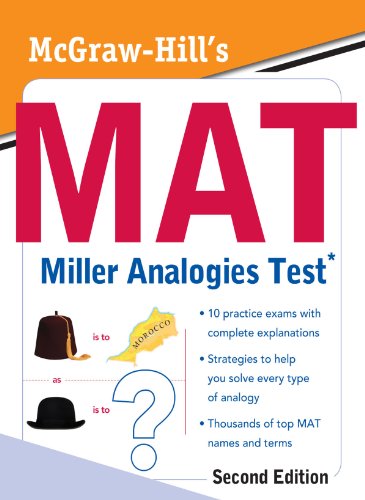 McGraw-Hill's MAT Miller Analogies Test, Second Edition (Mcgraw Hills Mat)