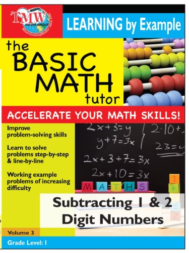 Basic Math Tutor: Subtracting 1 and 2 Digit Numbers