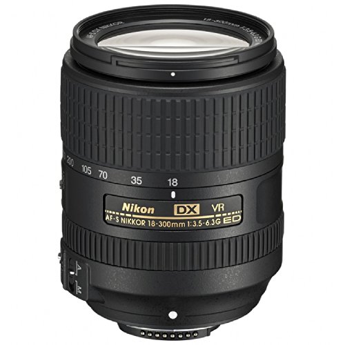 Nikon AF-S DX NIKKOR 18-300mm f/3.5-6.3G ED Vibration Reduction Zoom Lens with Auto Focus for Nikon DSLR Cameras