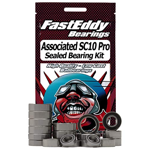 FastEddy Bearings Compatible with Team Associated SC10 Pro Comp Sealed Bearing Kit