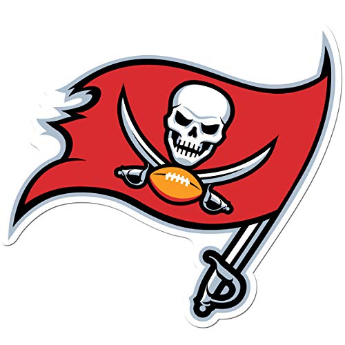 NFL Siskiyou Sports Fan Shop Tampa Bay Buccaneers Auto Decal 8 inch sheet Team Color
