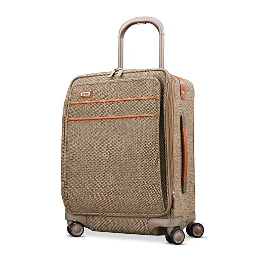 Hartmann Luggage Tweed Legend Domestic Carry On Expandable Spinner, Natural Tweed