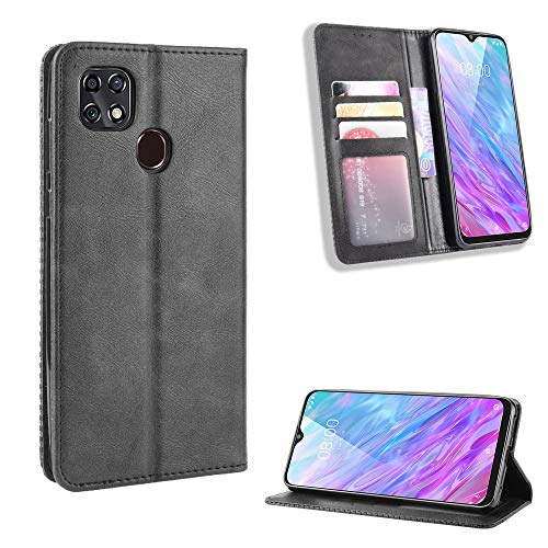 Tznzxm ZTE ZMax 10 / ZTE Z6250 Wallet Case, PU Leather Flip Book Style Folio Cover with Kickstand and Card Holder Slots Protective Magnetic Phone Case for Consumer Cellular ZMax 10 /ZTE ZMax 10 Black