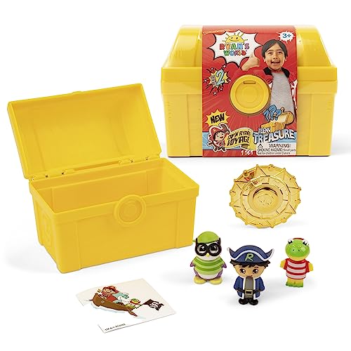 Ryan's World Micro Mystery Chest - Series 2, Discover 5 Surprise Toys Inside, Official Toys for Boys & Girls 3+, Exclusive Blind Box Figures, 5Pcs