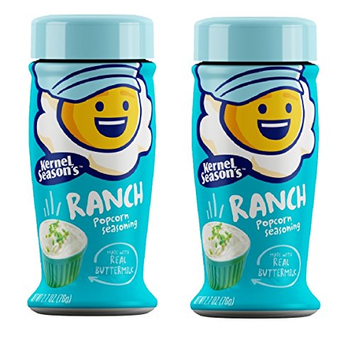 Kernel Season's Popcorn Seasoning, Cool Ranch Flavored Snack Seasoning Shakers (Pack of 2)