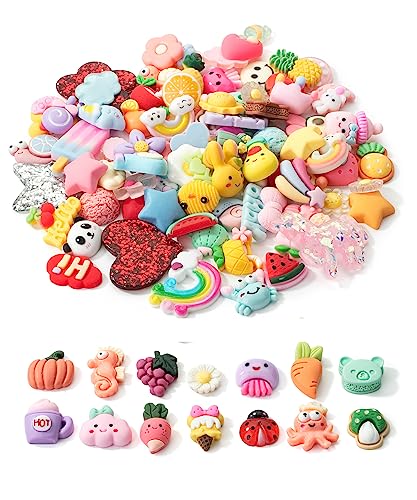 Mr. Pen- Slime Charms, 100pcs, Resin Charms, Charms for Slime, Cute Charms, Flatback Resin Charms, Fake Candy Charms, Flatback Charms, Resin Flatback Charms, Flat Back Resin Charms, Easter Egg Fillers