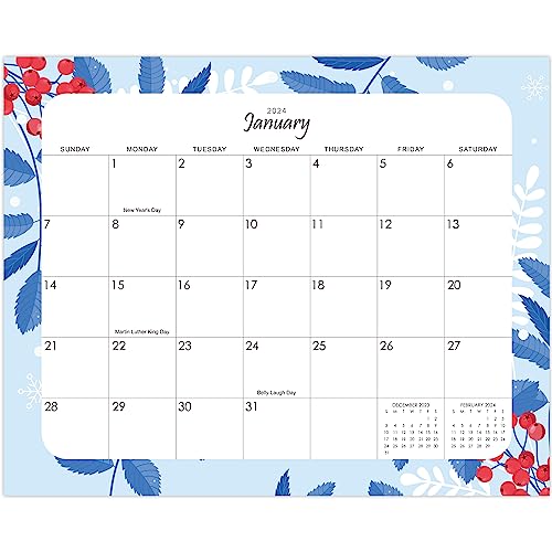 2024 Magnetic Calendar for Fridge - Monthly Family Calendar, 18 Month Refrigerator Calendar from Jan.2024 to Jun.2025, Magnetic Fridge Calendar for Home & Office Organization .8x10.Flower