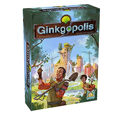 Ginkgopolis Board Game | Competitive Worker Placement Strategy Game for Adults and Kids | Ages 10+ | 1-5 Players | Average Playtime 45 Minutes | Made by Pearl Games