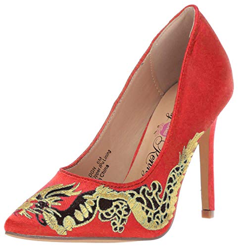 Penny Loves Kenny Women's Opus DGN Pump, red Stain Fabric, 14