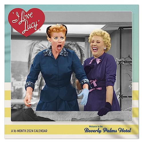 2024 I Love Lucy Monthly Wall Calendar, 16 Months, 12' x 12' (DDD7412824)