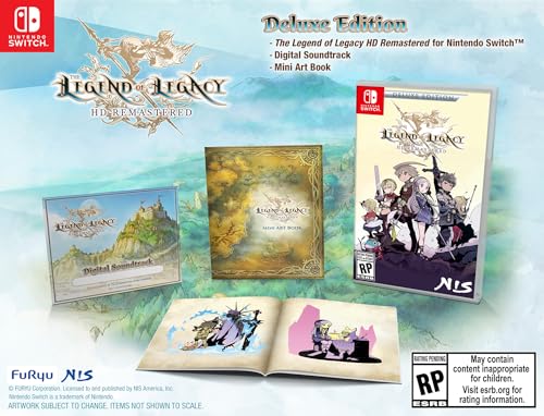 The Legend of Legacy HD Remastered: Deluxe Edition - Nintendo Switch