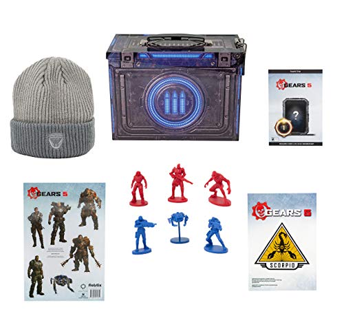 Toynk Gears of War 5 Collector's Looksee Bundle with Exclusive Ammo Tin Packaging and DLC