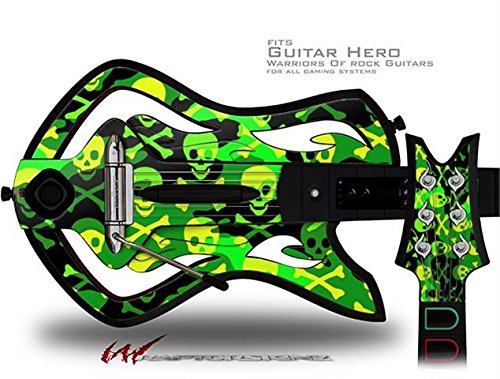 Skull Camouflage Decal Style Skin - fits Warriors Of Rock Guitar Hero Guitar (GUITAR NOT INCLUDED)