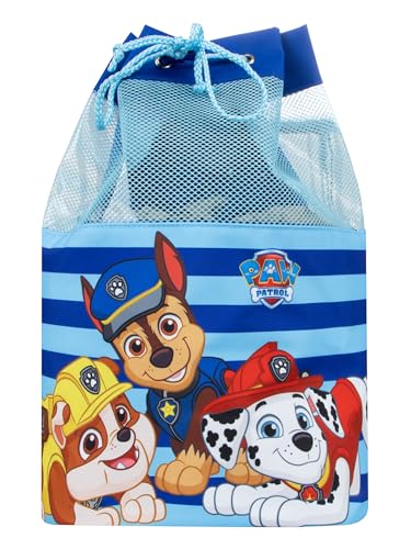 Paw Patrol Bag | Boys Swimming Bag | Chase And Marshall Childrens Swim Bag | One Size | Blue
