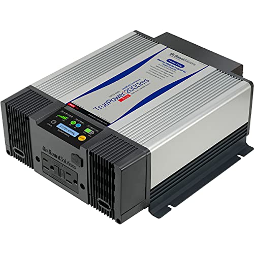 ProMariner 06200 True Power Plus Modified Sine Wave Inverter 2000W, 12V