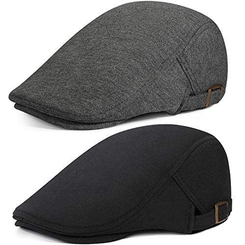 WETOO Men's Flat Cap Gatsby Newsboy Lvy Irish Hats Driving Cabbie Hunting Cap