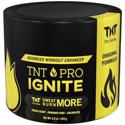 TNT Workout Enhancer Sweat Gel: Hot Cream for Waist Tummy Belly, Sweet Scent - Thigh & Arm Hot Sweat Cream: Exercise Thermogenic Cream For Men & Women, Heat Skin Lotion