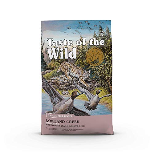 Taste Of The Wild High Protein Real Meat Recipes Premium Dry Cat Food With Superfoods And Nutrients Like Probiotics, Vitamins And Antioxidants For Adult Cats And Kittens